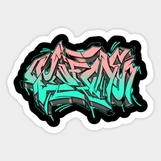 GRAFFITI ART LUFFIE Sticker